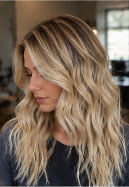 Blonde Waves — gestylt bei LUMÉA