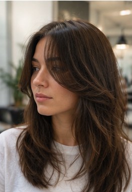 Brunette Layers — gestylt bei LUMÉA